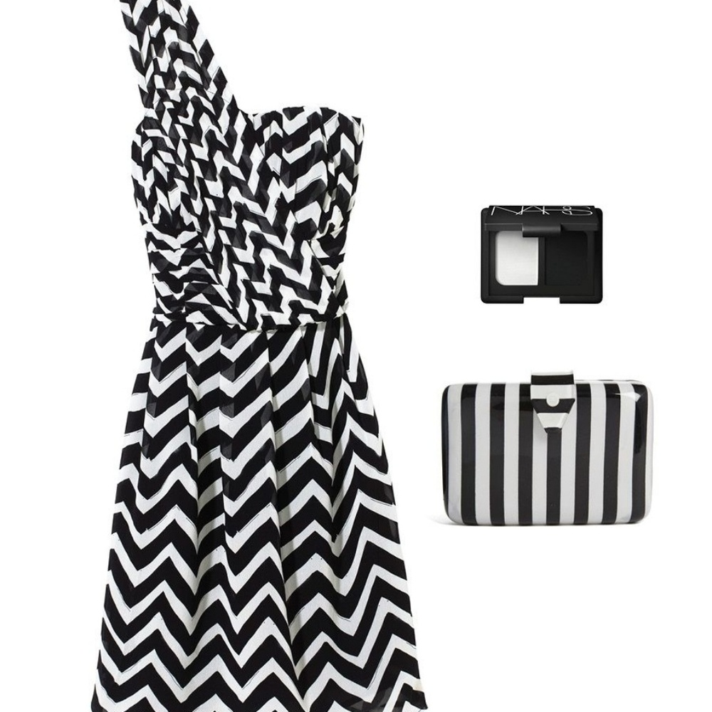 H&M party dress one shoulder